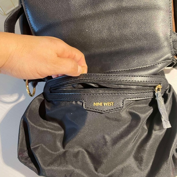 Nine West Black, Brown, and Cream Crossbody Bag - Picture 2 of 13